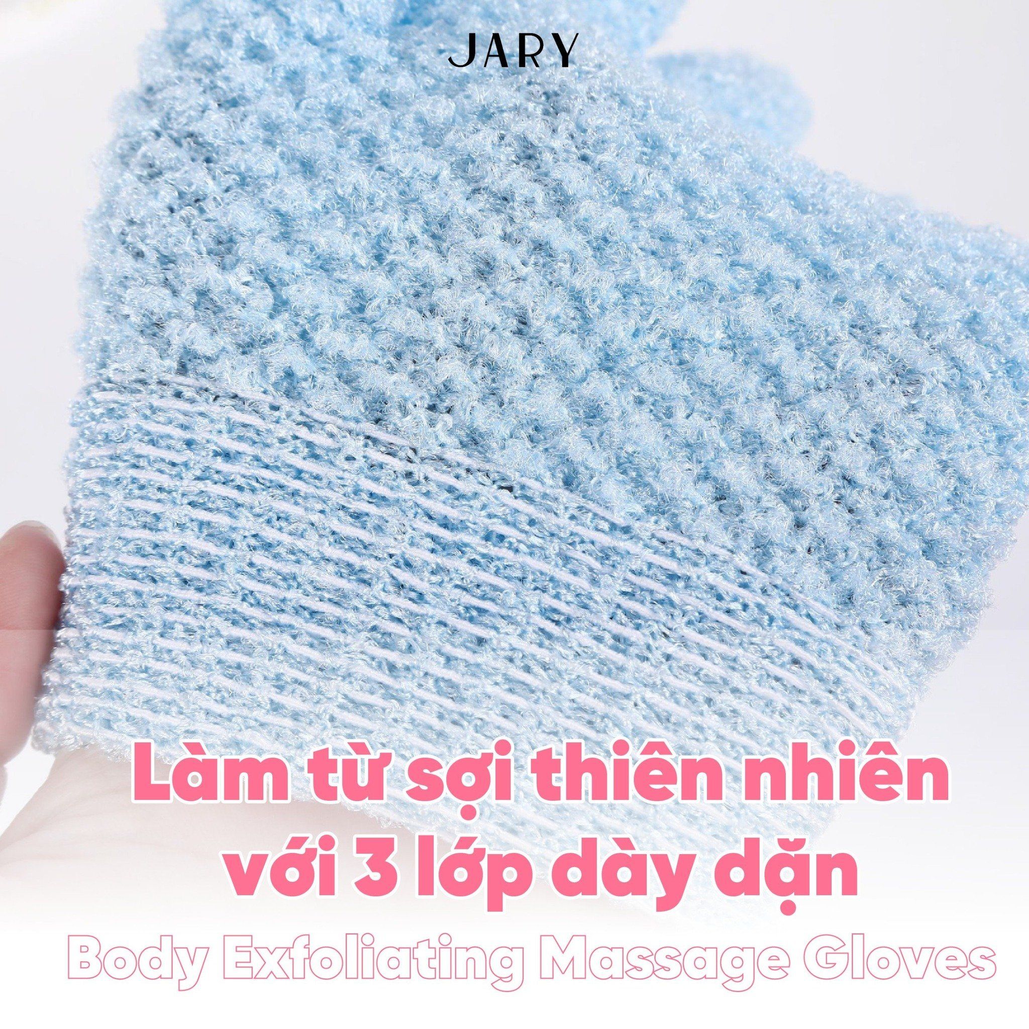 GĂNG TAY TẨY TẾ BÀO CHẾT JARY BODY EXFOLIATING MASSAGE GLOVES - 40D