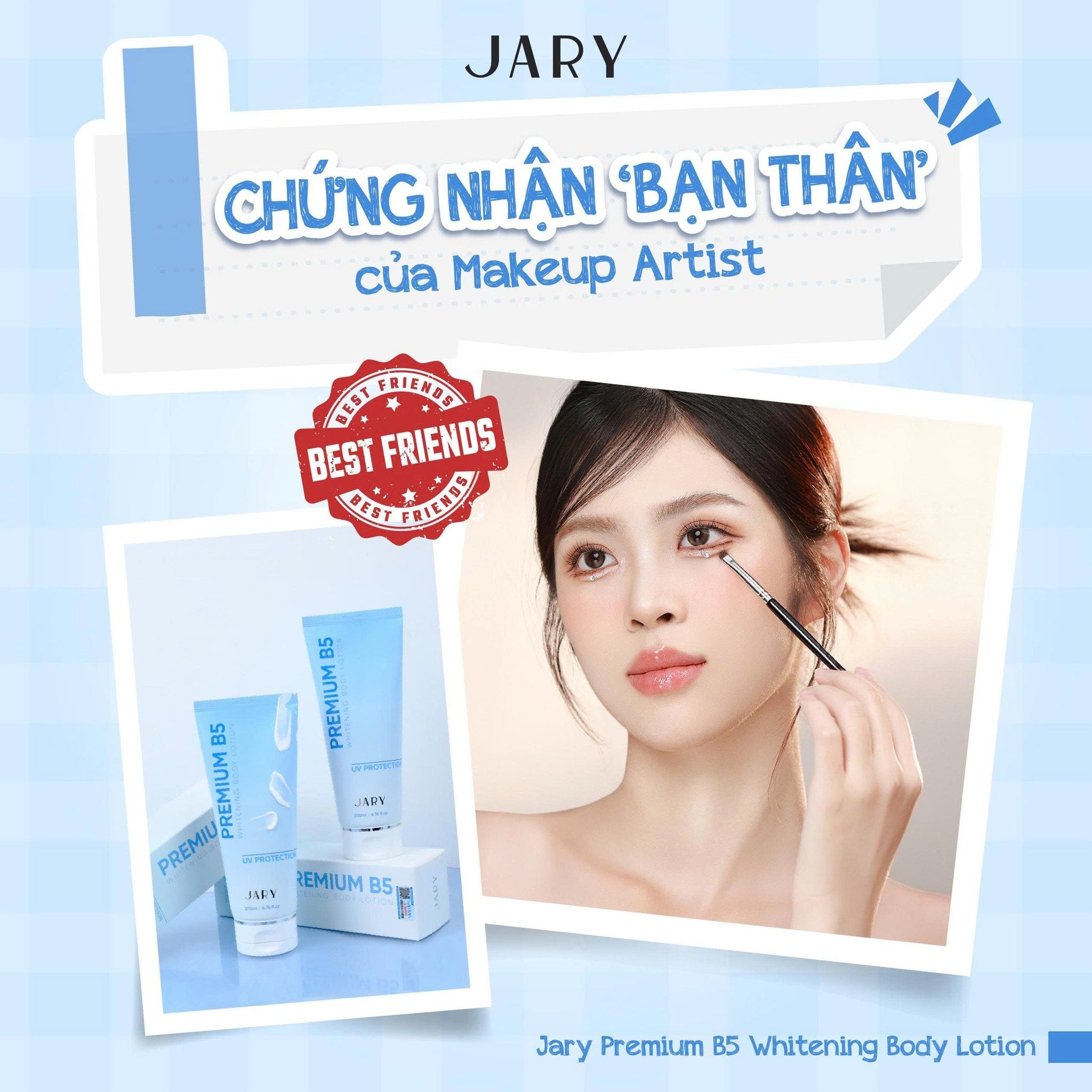 KEM DƯỠNG TRẮNG DA BODY B5 JARY PREMIUM B5 WHITENING BODY LOTION 200ML