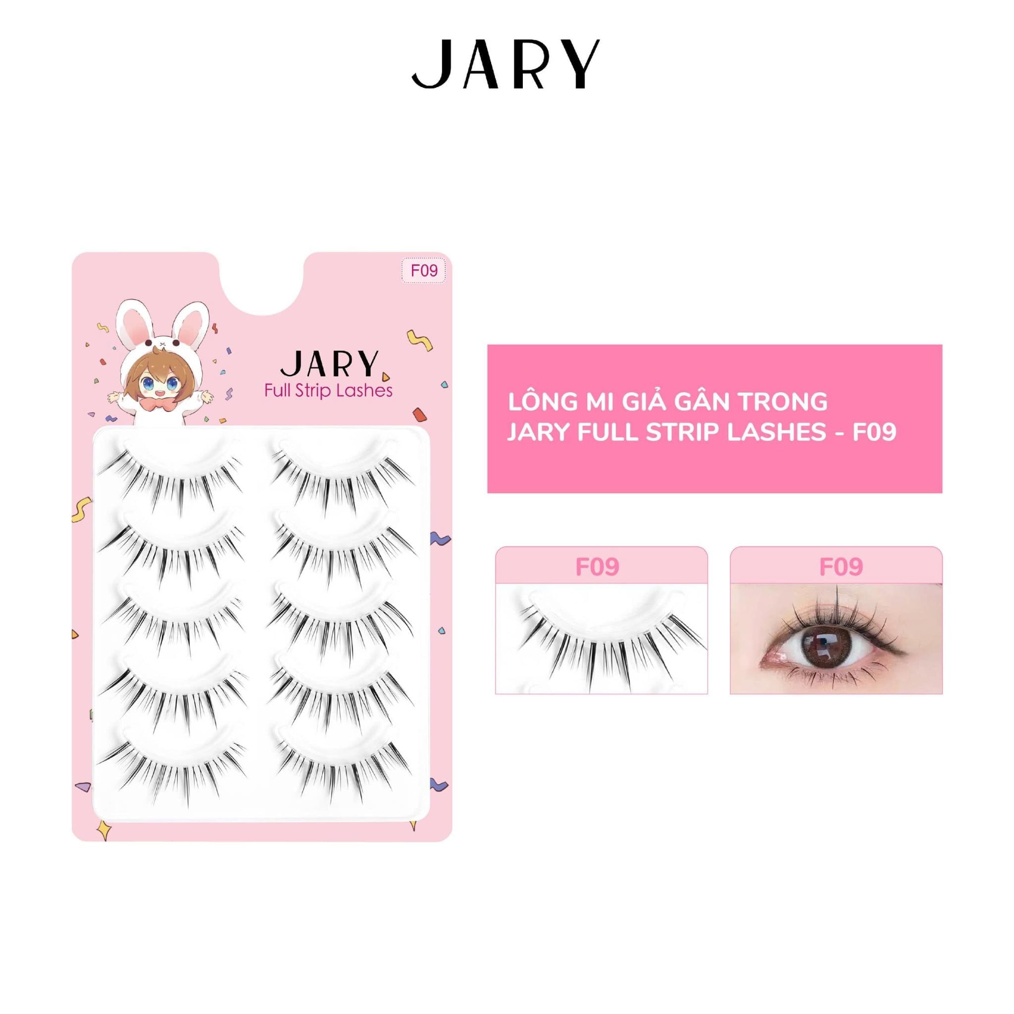 LÔNG MI GIẢ GÂN TRONG JARY FULL STRIP LASHES - F09
