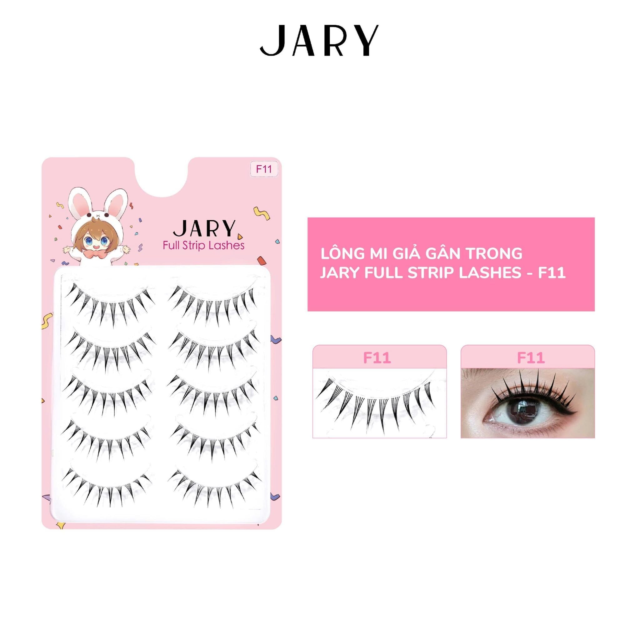 LÔNG MI GIẢ GÂN TRONG JARY FULL STRIP LASHES - F11