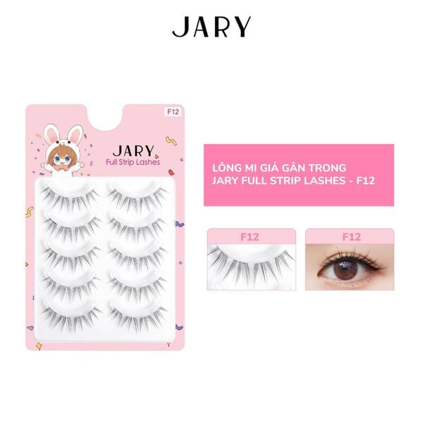 LÔNG MI GIẢ GÂN TRONG JARY FULL STRIP LASHES - F12
