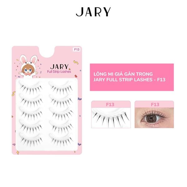LÔNG MI GIẢ GÂN TRONG JARY FULL STRIP LASHES - F13