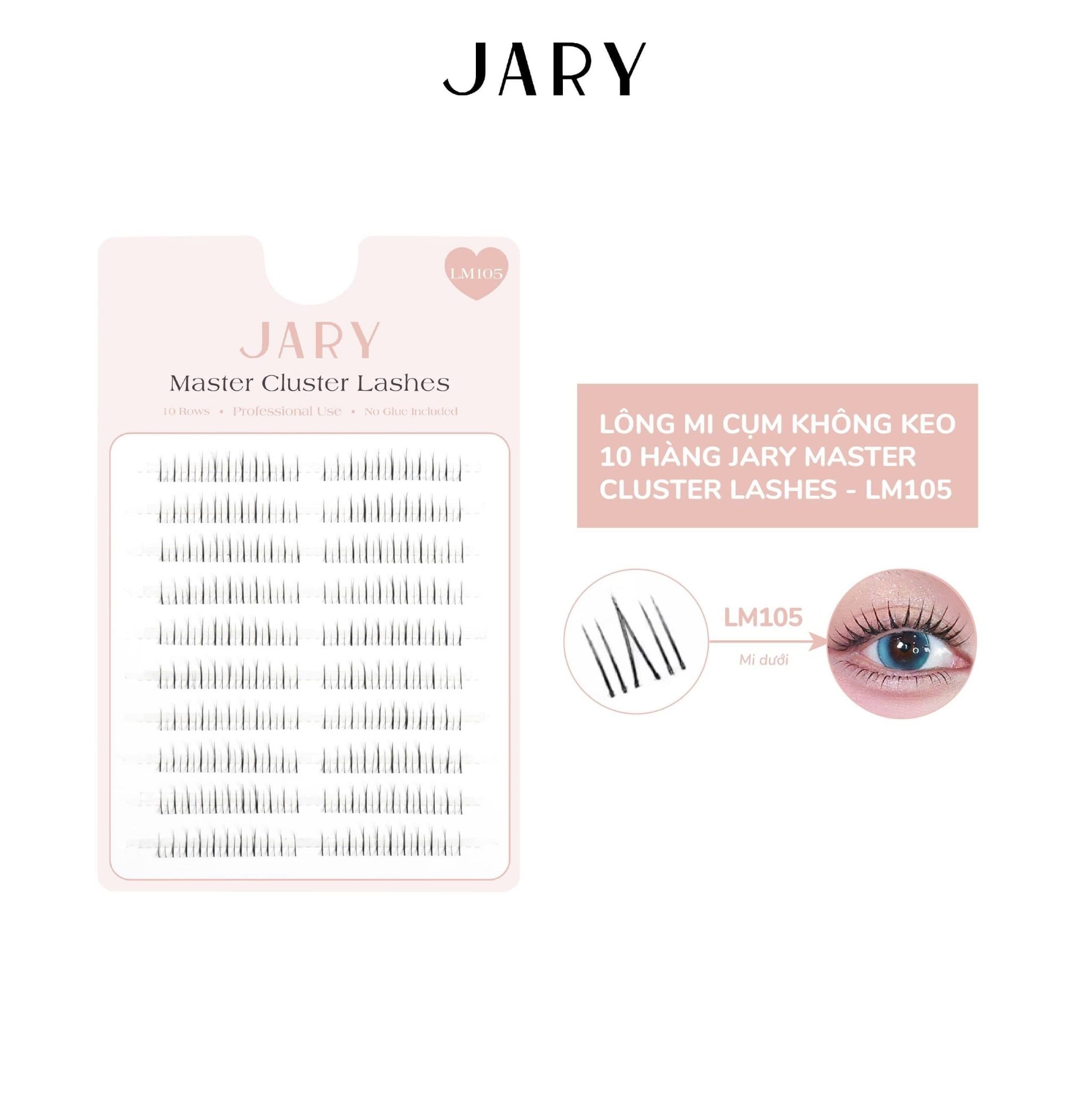 LÔNG MI CỤM KHÔNG KEO 10 HÀNG JARY MASTER CLUSTER LASHES - MI DƯỚI LM105