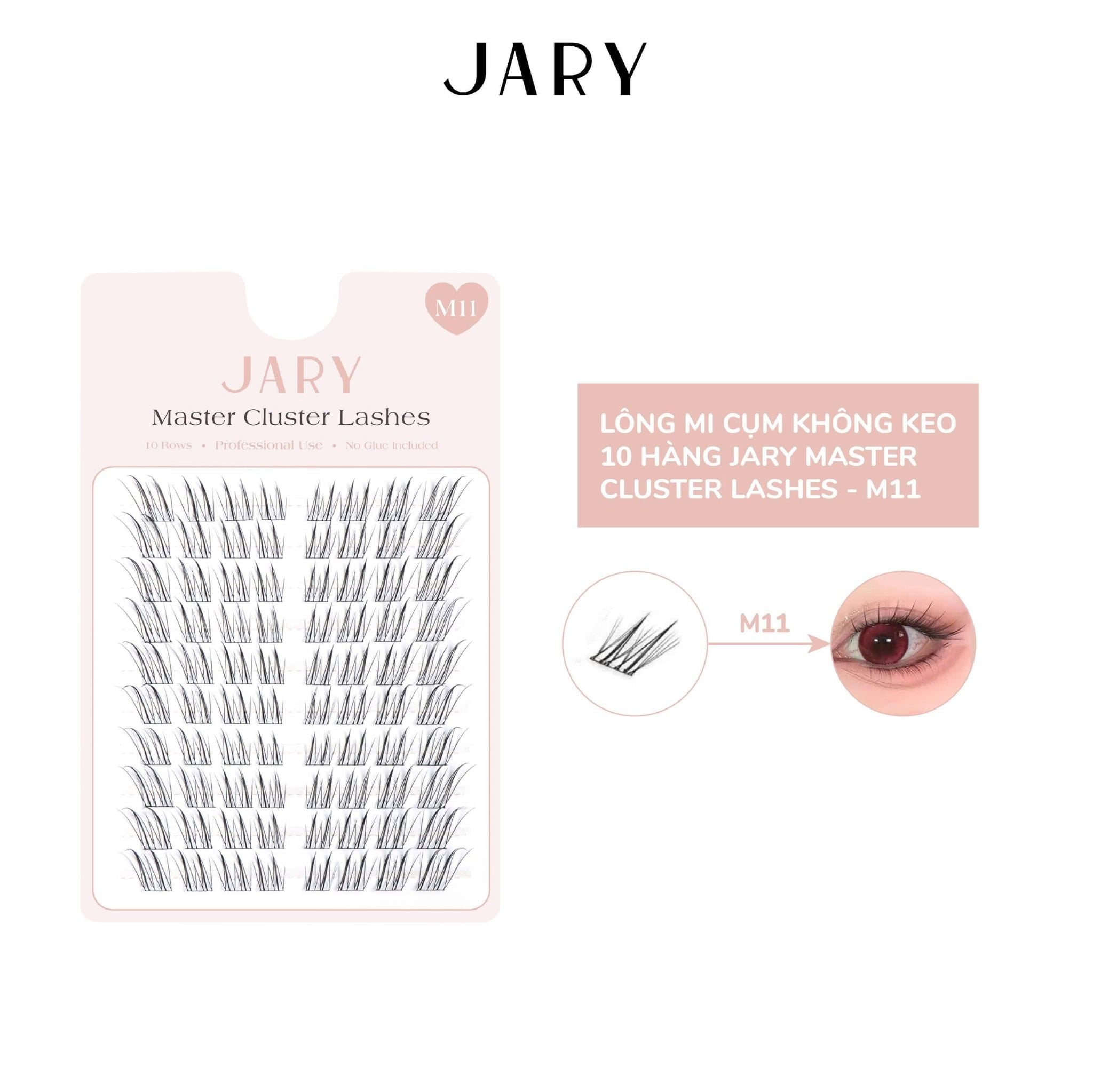 LÔNG MI CỤM KHÔNG KEO 10 HÀNG JARY MASTER CLUSTER LASHES - M11