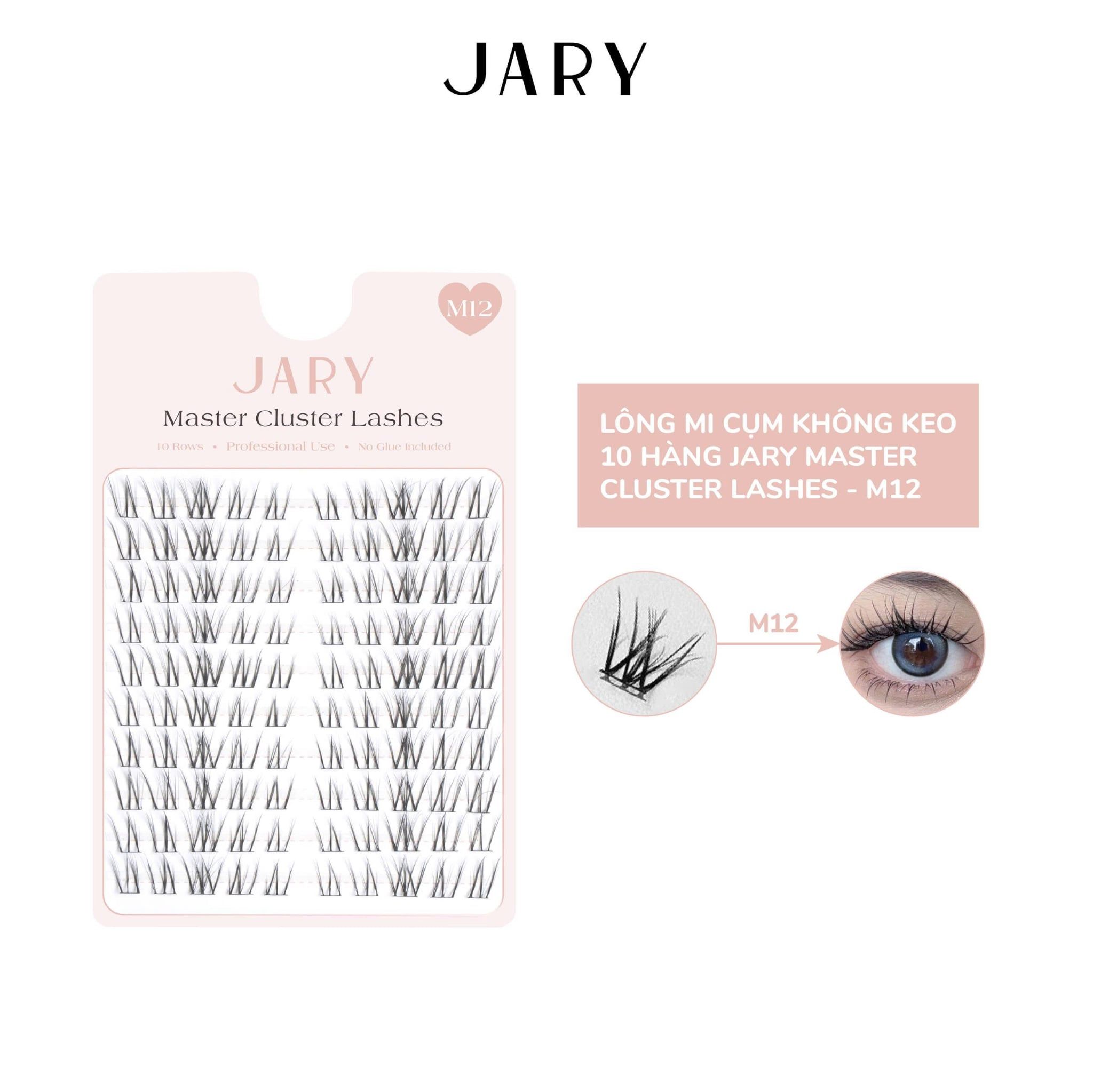 LÔNG MI CỤM KHÔNG KEO 10 HÀNG JARY MASTER CLUSTER LASHES - M12