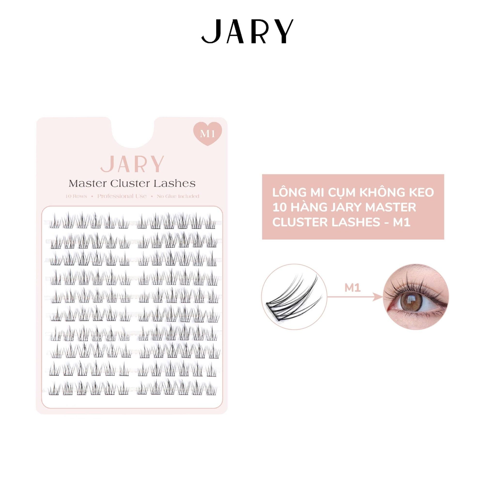 LÔNG MI CỤM KHÔNG KEO 10 HÀNG JARY MASTER CLUSTER LASHES - M1