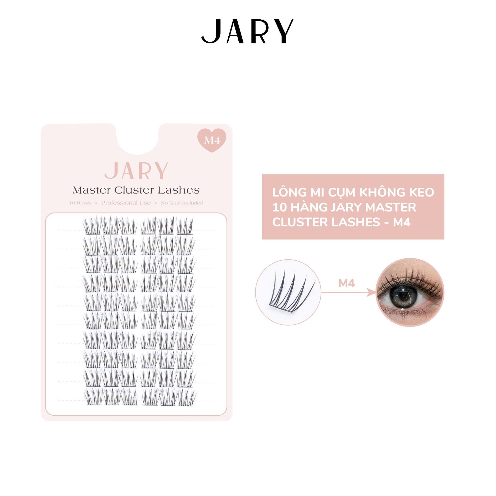 LÔNG MI CỤM KHÔNG KEO 10 HÀNG JARY MASTER CLUSTER LASHES - M4