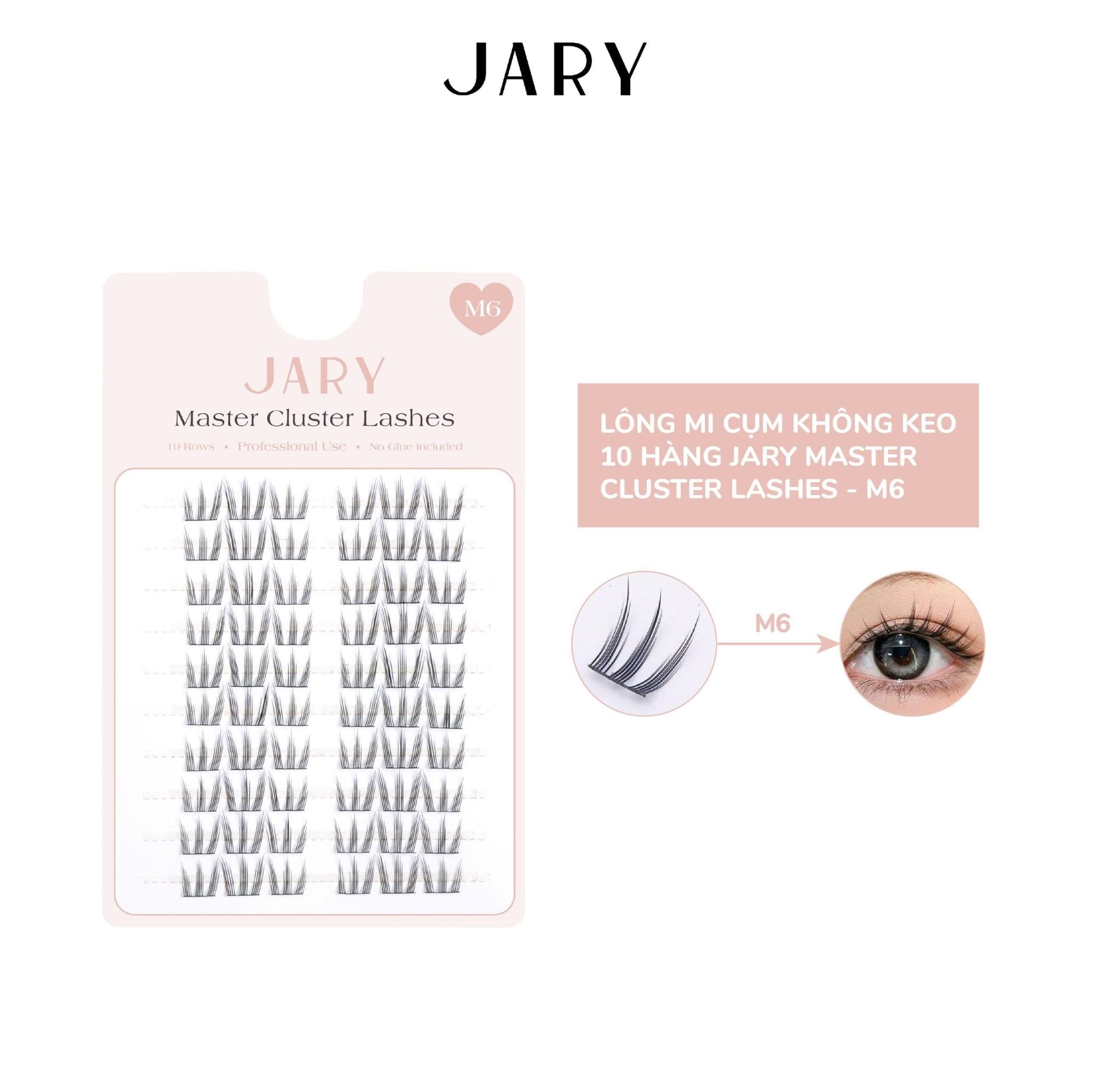 LÔNG MI CỤM KHÔNG KEO 10 HÀNG JARY MASTER CLUSTER LASHES - M6