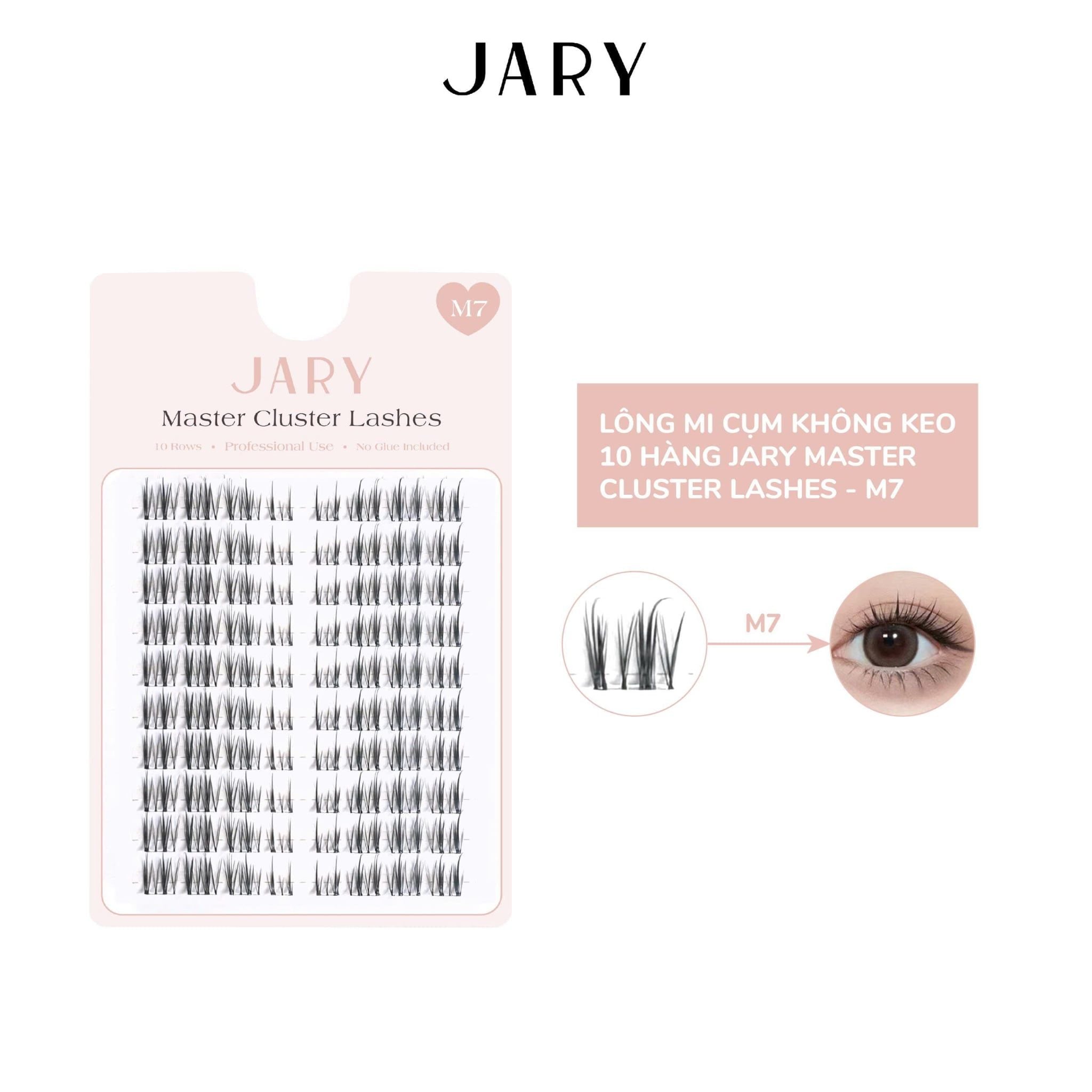 LÔNG MI CỤM KHÔNG KEO 10 HÀNG JARY MASTER CLUSTER LASHES - M7
