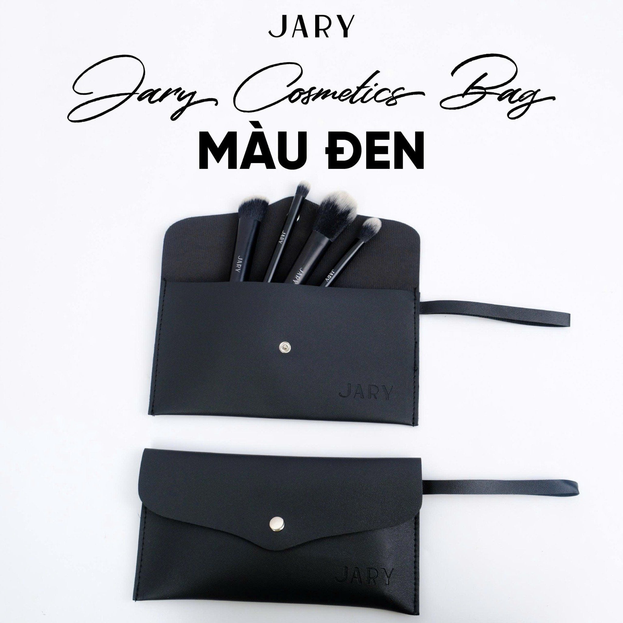 TÚI ĐỰNG CỌ TRANG ĐIỂM, MỸ PHẨM HÌNH BÌ THƯ CÓ TAY CẦM JARY COSMETICS BAG