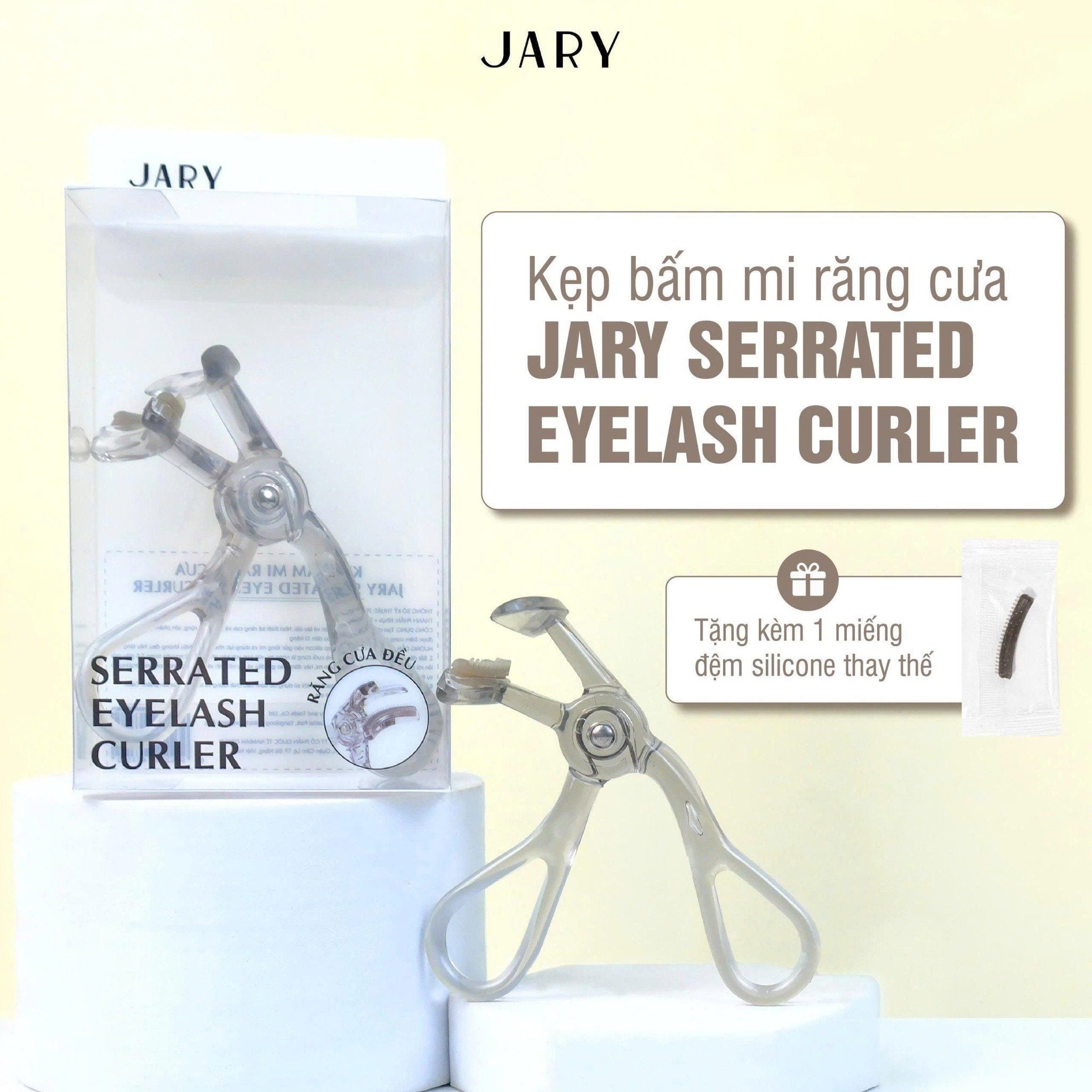 KẸP BẤM MI RĂNG CƯA JARY SERRATED EYELASH CURLER