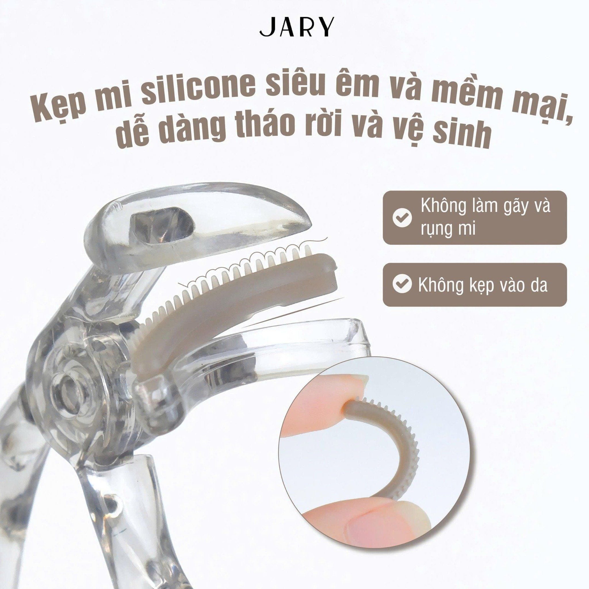 KẸP BẤM MI RĂNG CƯA JARY SERRATED EYELASH CURLER