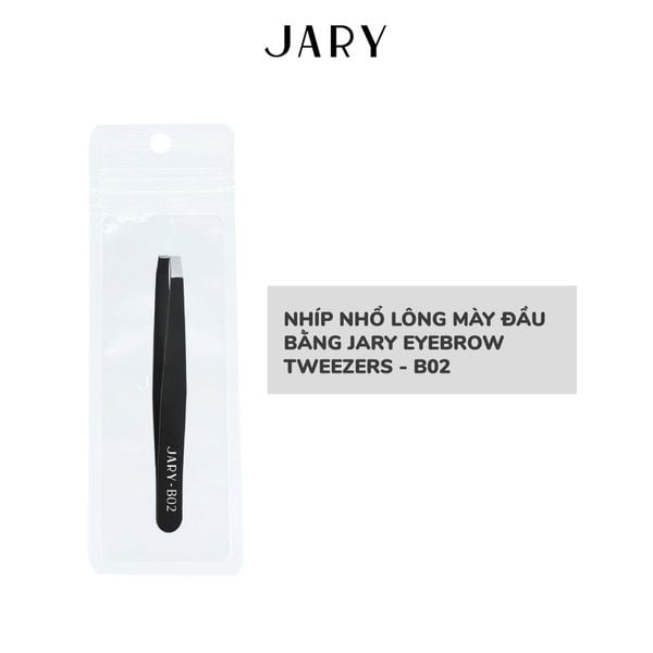 NHÍP NHỔ LÔNG MÀY ĐẦU BẰNG JARY EYEBROW TWEEZERS - B02