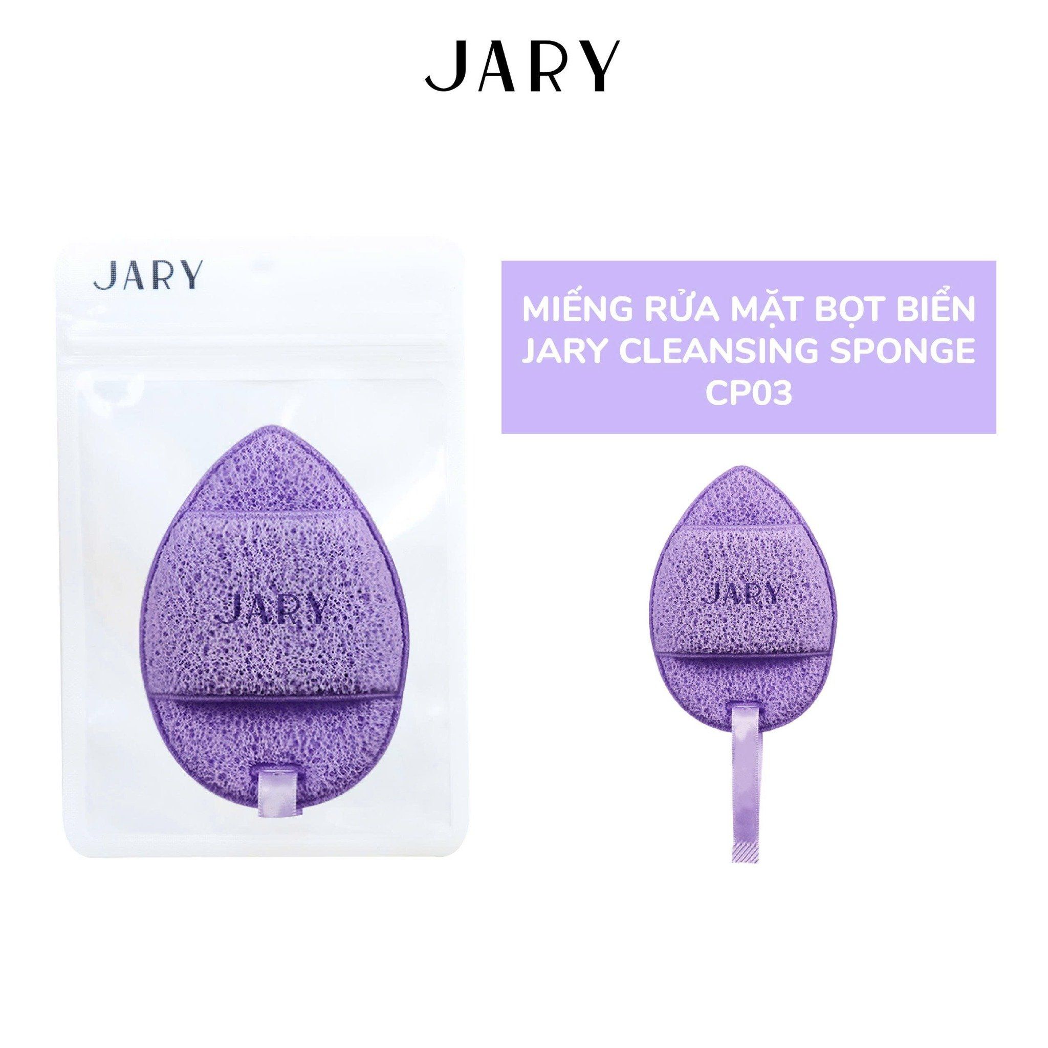 MIẾNG RỬA MẶT BỌT BIỂN JARY CLEANSING SPONGE - CP03