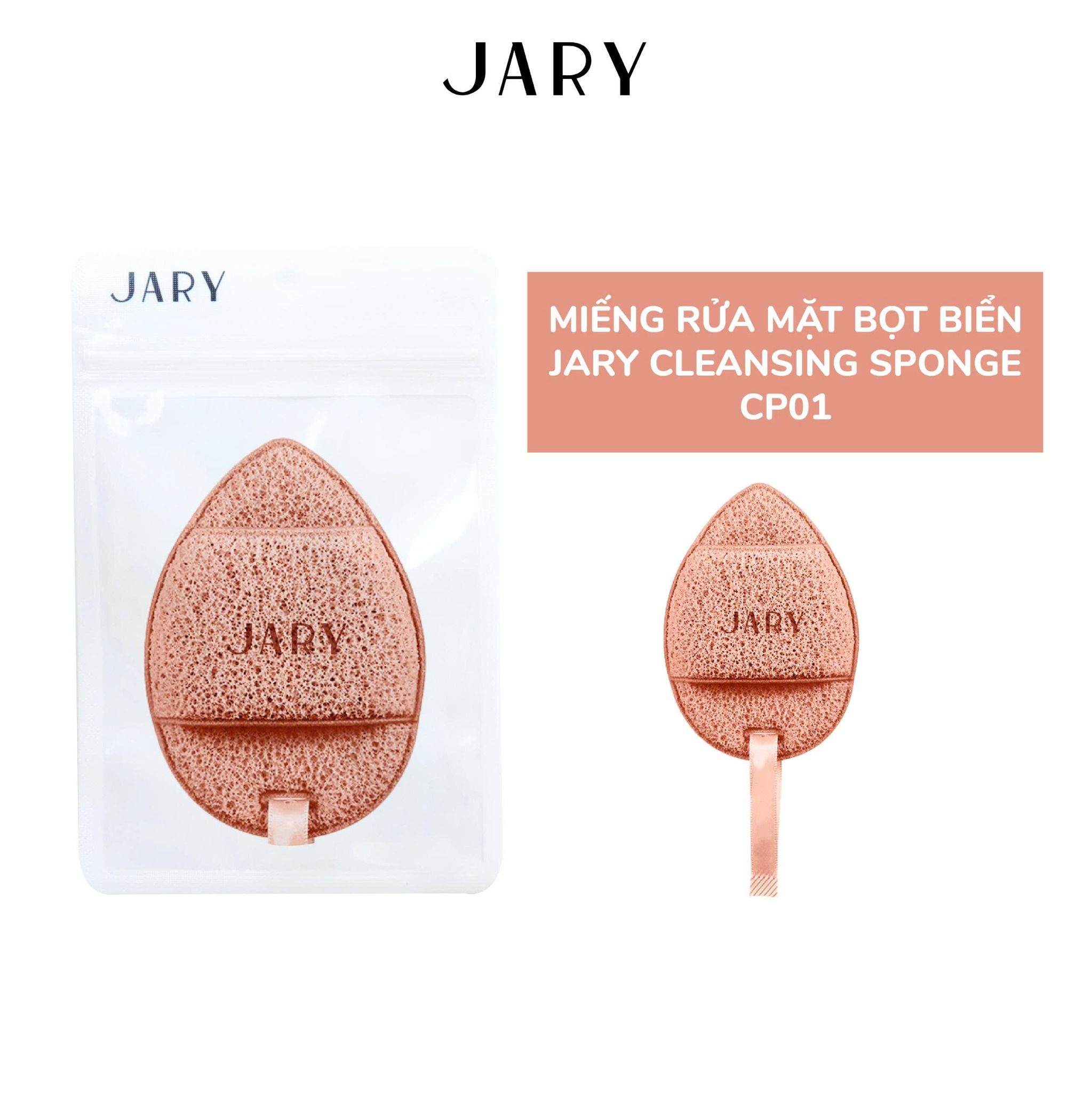 MIẾNG RỬA MẶT BỌT BIỂN JARY CLEANSING SPONGE - CP01