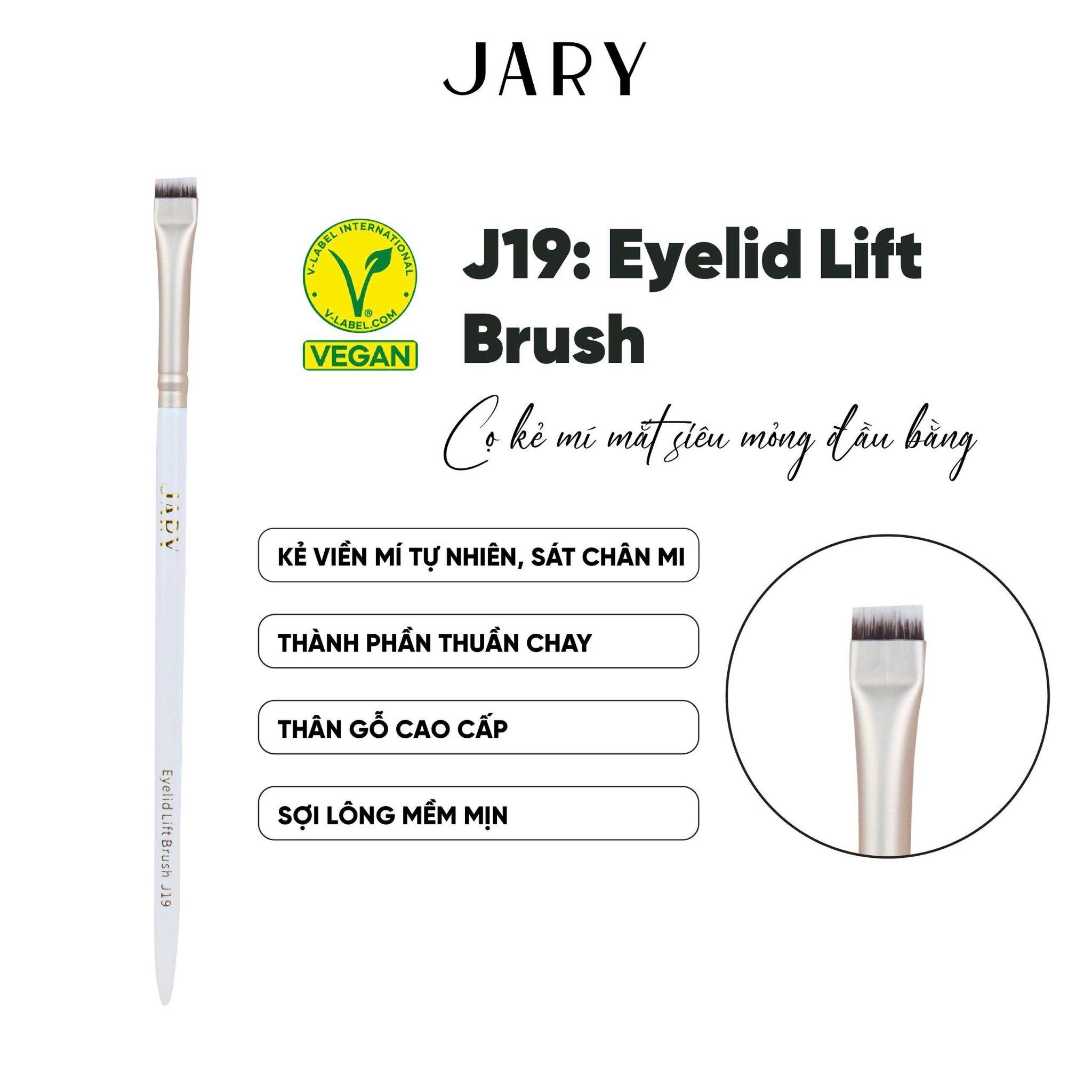 CỌ KẺ MÍ MẮT SIÊU MỎNG ĐẦU BẰNG JARY EYELID LIFT BRUSH - J19