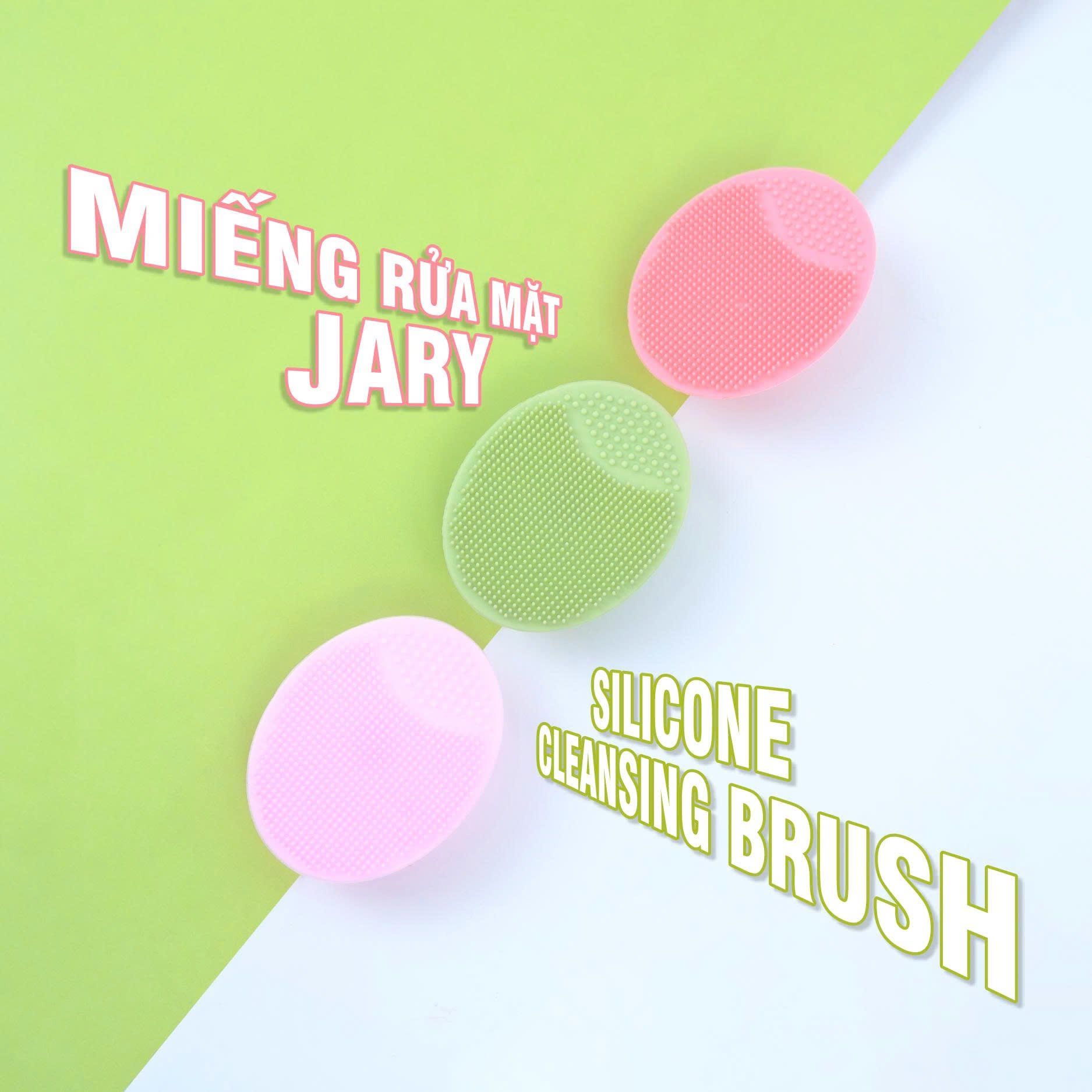 MIẾNG RỬA MẶT SILICONE JARY SILICONE CLEANSING BRUSH - SC02