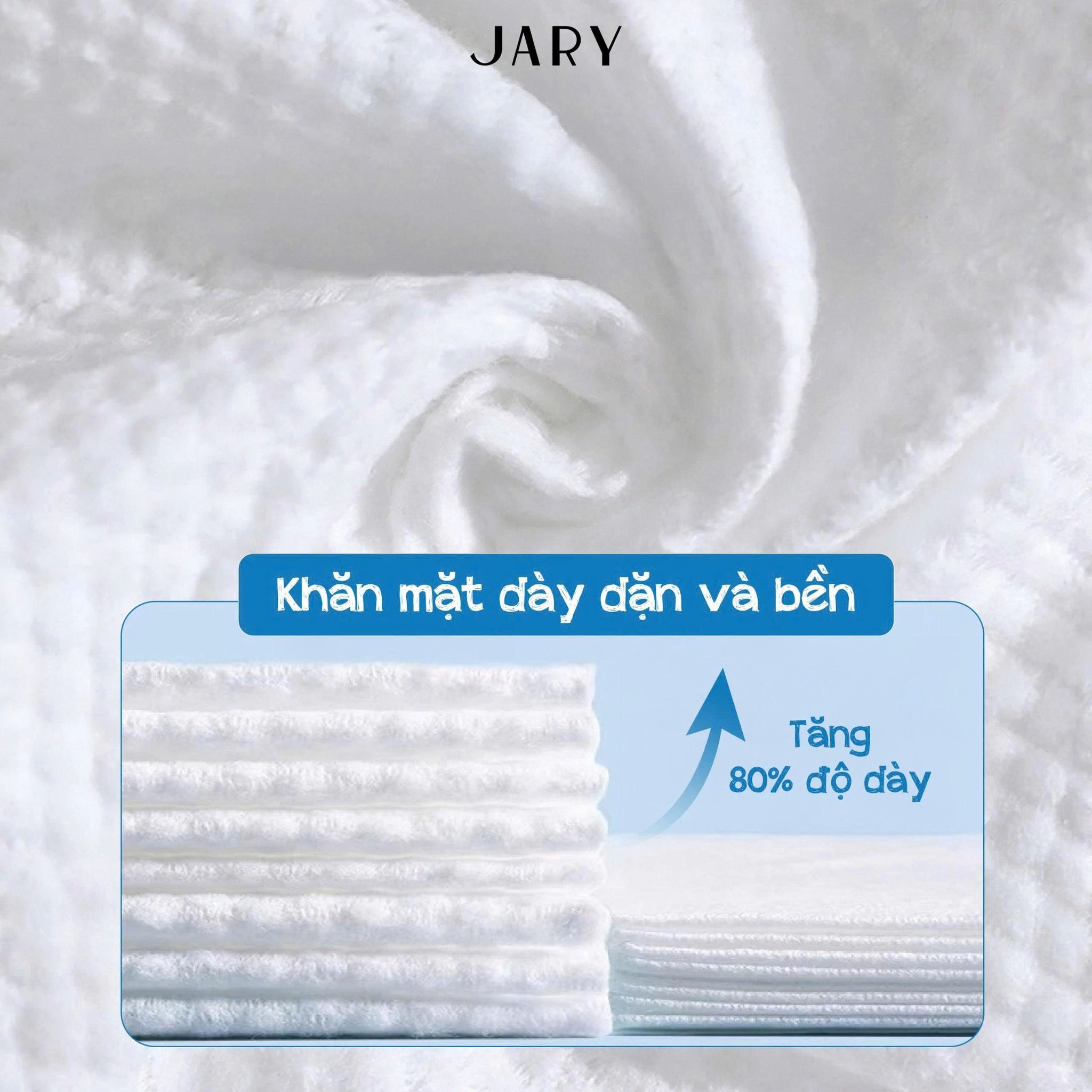 KHĂN MẶT DÙNG MỘT LẦN JARY DISPOSABLE FACE TOWEL - DẠNG RÚT