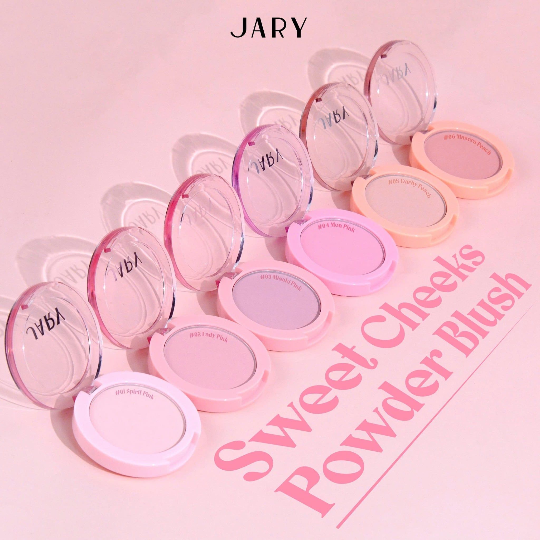 PHẤN MÁ HỒNG JARY SWEET CHEEKS POWDER BLUSH