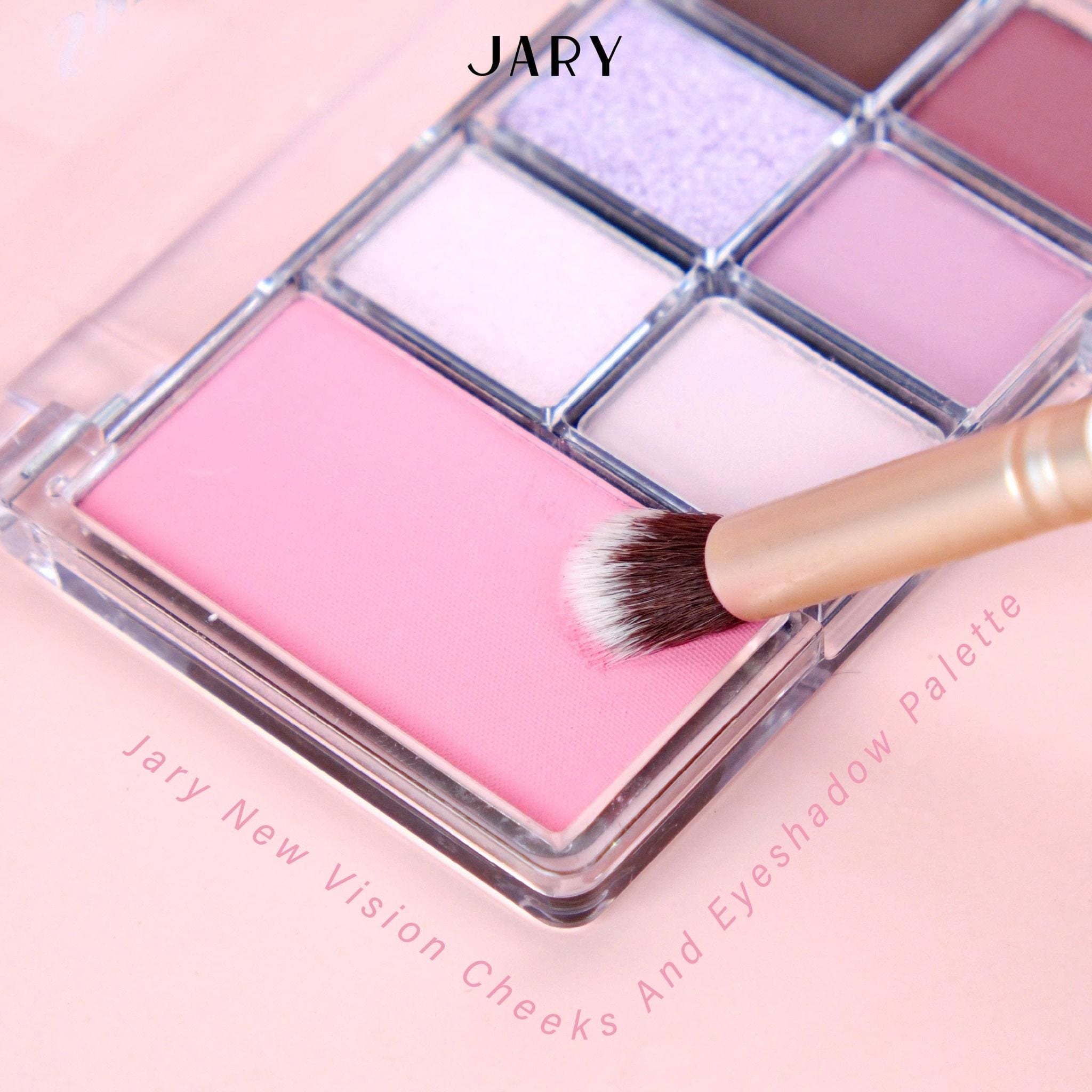 BẢNG PHẤN MÁ VÀ MẮT 7 Ô JARY NEW VISION CHEEKS EYESHADOW PALETTE
