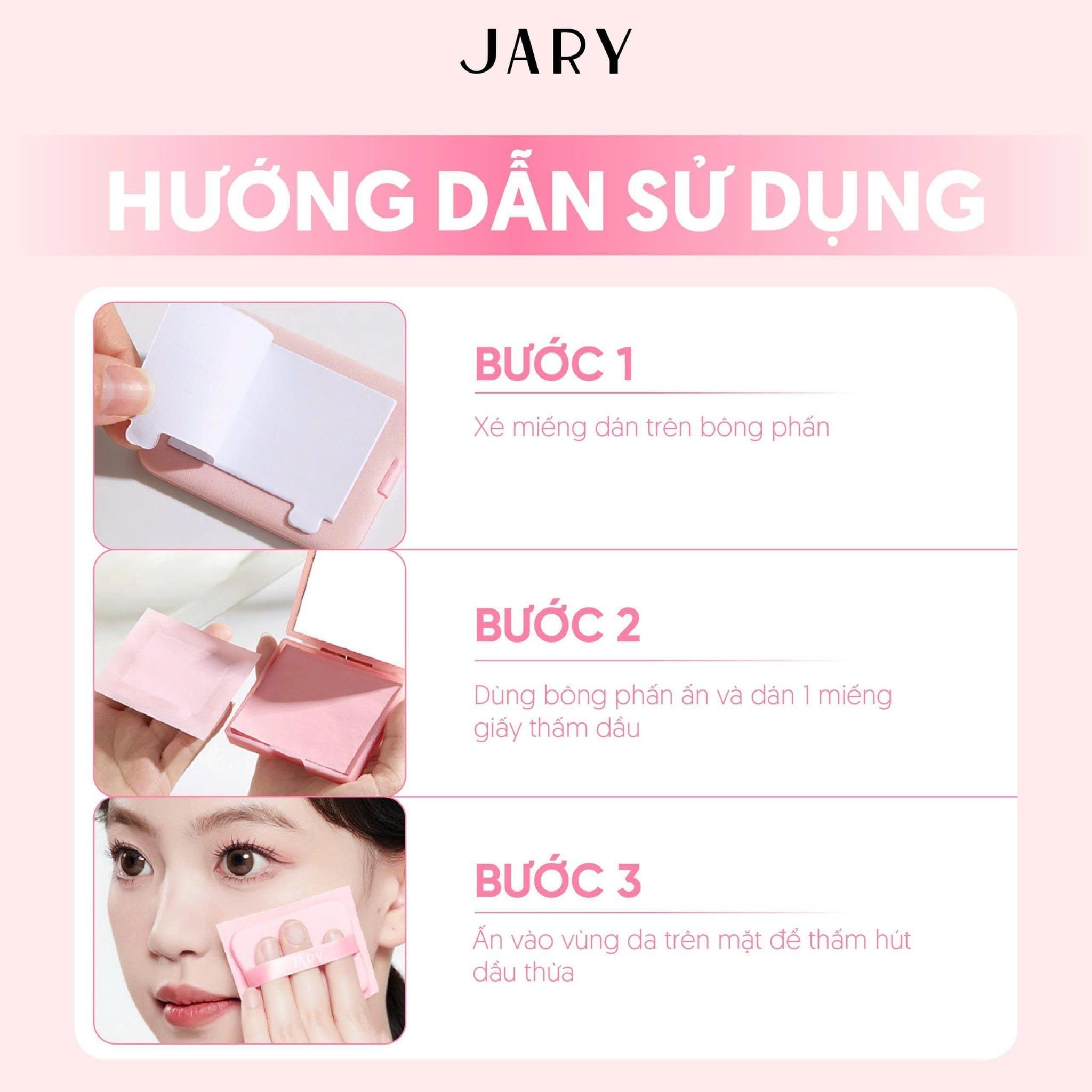GIẤY THẤM DẦU JARY OIL BLOTTING PAPER