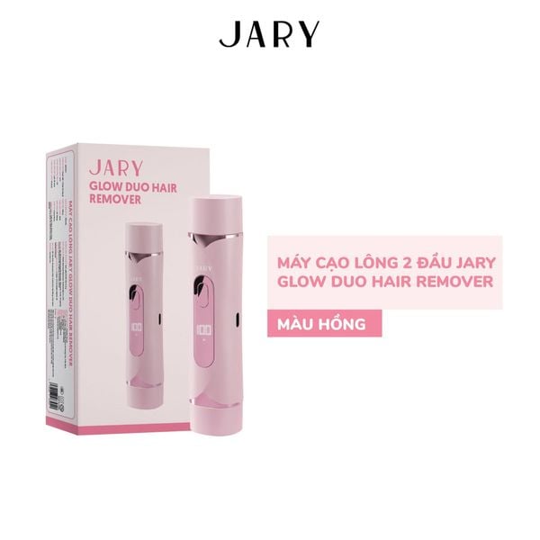 MÁY CẠO LÔNG 2 ĐẦU JARY GLOW DUO HAIR REMOVER - MÀU HỒNG