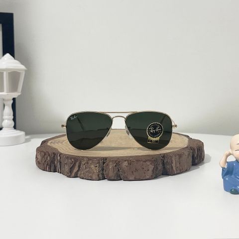  Mắt Kính Ray-Ban Aviator Small Green Classic G-15 Pilot Unisex Sunglasses 