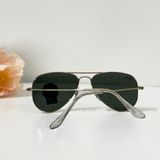  Mắt Kính Ray-Ban Aviator Small Green Classic G-15 Pilot Unisex Sunglasses 