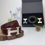  Set Thắt lưng Homme L'Aquila - Luxury Italian Genuine Leather Belt 
