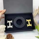  Set Thắt Lưng Homme Linorvo - Luxury Italian Genuine Leather Belt 