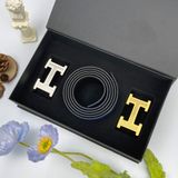  Set Thắt Lưng Homme Linorvo - Luxury Italian Genuine Leather Belt 