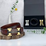  Set Thắt lưng Homme Palermo - Luxury Italian Genuine Leather Belt 