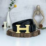  Thắt Lưng Homme Linorvo - Luxury Italian Genuine Leather Belt Dây Da Vân Cá Sấu 