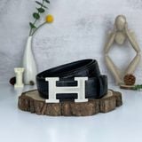  Thắt Lưng Homme Linorvo - Luxury Italian Genuine Leather Belt Dây Da Vân Cá Sấu 