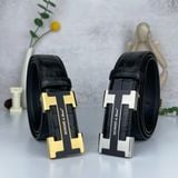  Thắt lưng Homme Palermo - Luxury Italian Genuine Leather Belt Dây Da Vân Cá Sấu 