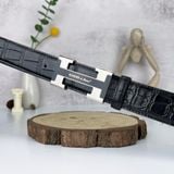  Thắt lưng Homme Palermo - Luxury Italian Genuine Leather Belt Dây Da Vân Cá Sấu 
