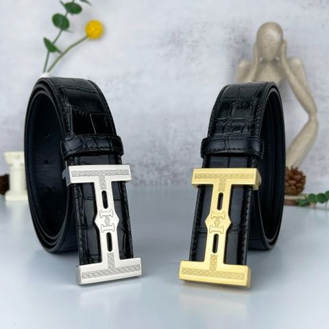  Thắt lưng Homme Monza - Luxury Italian Genuine Leather Belt Dây Da Vân Cá Sấu 