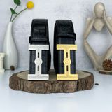  Thắt lưng Homme Monza - Luxury Italian Genuine Leather Belt Dây Da Vân Cá Sấu 