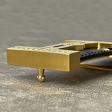  Thắt lưng Homme Monza - Luxury Italian Genuine Leather Belt Dây Da Vân Cá Sấu 