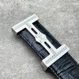  Thắt lưng Homme Monza - Luxury Italian Genuine Leather Belt Dây Da Vân Cá Sấu 