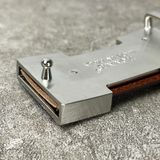  Thắt lưng Homme Palermo - Luxury Italian Genuine Leather Belt Dây Da Bò Nâu 