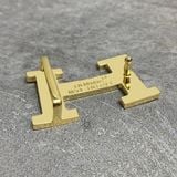  Thắt lưng Homme L'Aquila  - Luxury Italian Genuine Leather Belt Dây Da Bò Nâu 