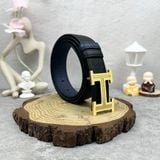  Thắt Lưng Homme Linorvo - Luxury Italian Genuine Leather Belt Dây Da Saffiano 