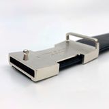  Thắt lưng Homme Palermo - Luxury Italian Genuine Leather Belt Dây Da Vân Cá Sấu 