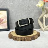  Thắt Lưng Montblanc Westside Trapeze Leather Belt - Black Cao Cấp 