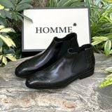  [HÀNG ORDER] Giày Boots Homme Caserta - The Polished Black/Brown Chelsea Boot Cao Cấp 
