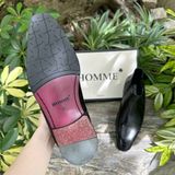  [HÀNG ORDER] Giày Boots Homme Caserta - The Polished Black/Brown Chelsea Boot Cao Cấp 