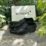  [HÀNG ORDER] Homme Cerignola - Double Buckle Monk Strap Shoes 