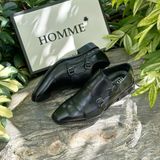  [HÀNG ORDER] Homme Cerignola - Double Buckle Monk Strap Shoes 