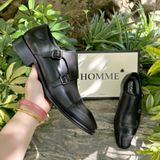  [HÀNG ORDER] Homme Cerignola - Double Buckle Monk Strap Shoes 